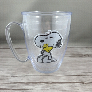 𝅺tervis Peanuts Snoopy and Woodstock Mug Cup Charlie Brown Plastic